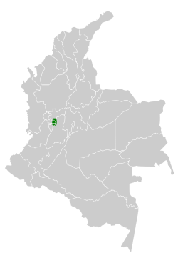 Distribución geográfica del tororoí bandeado.