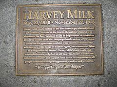 Archivo:Harvey Milk plaque