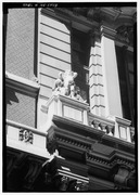 Historic American Buildings Survey, September 1967, DETAIL OF EAST (BROADWAY) ENTRANCE. - City Investing Building, New York, New York County, NY HABS NY,31-NEYO,80-1