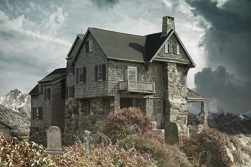 House Cemetery Haunted House-2187170