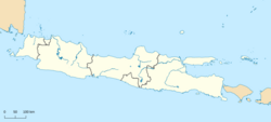 Bandung ubicada en Isla de Java