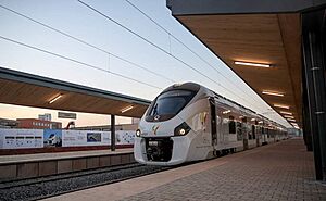 Archivo:Le TER à la gare de Dakar, le 15 janvier 2019