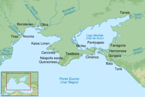 Archivo:Map ancient Greek colonies in northern Black Sea-es