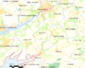 Map commune FR insee code 29045