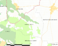 Map commune FR insee code 84061