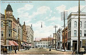 Archivo:Meridian downtown postcard