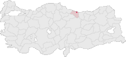Ordu Turkey Provinces locator.gif