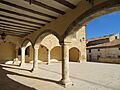 Pórticos del Ayuntamiento de Hinojosa de Jarque (Teruel)