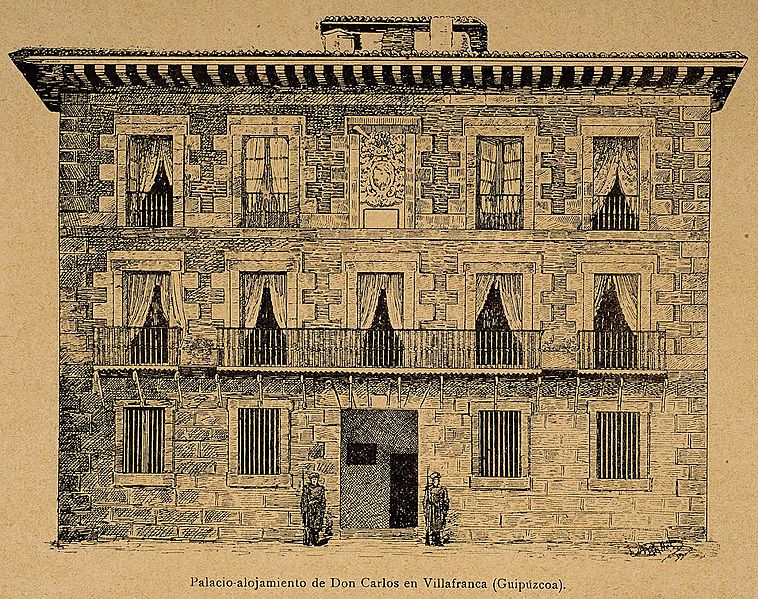 Palacio de Villafranca de Oria (Ordizia); propriedad de Tirso de Olazábal y Lardizábal