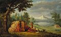 Paul Kane - Chinook Indians in Front of Mount Hood