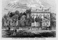 Photocopy of wood-engraving by Van Vleck and Keith from a photograph by Shireff of Higgins' Daguerrian Rooms, Sacramento, with figures, etc. touched up by Nahl and Brothers. HABS CAL,34-SAC,9-1 (cropped)