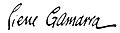 Pierre Gamarra Signature BW