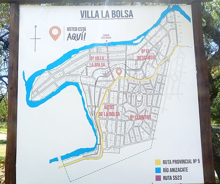 Plano de Villa La Bolsa
