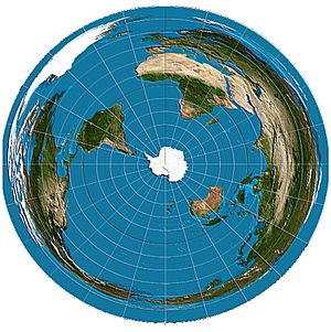 Archivo:Proyección Acimutal Equidistante Antártico