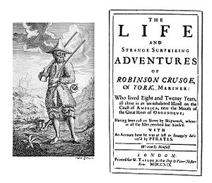 Archivo:Robinson Crusoe 1719 1st edition