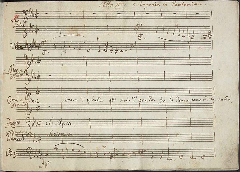 Salieri Armida Ouvertüre