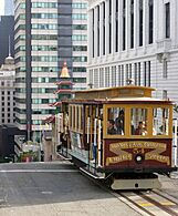 San Francisco Cable Car at Chinatown