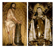 Santa Teresa Arrodillada ante Cristo Atado a la Columna.png