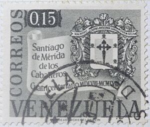 Archivo:Santiago de Merida de los Caballeros Quatricentenario MDLVIII – MCMLVIII 15 (25118907165)