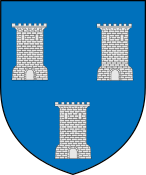 Shield of family de Pompadour.svg