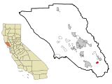Sonoma County California Incorporated and Unincorporated areas Temelec Highlighted.svg