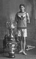 T Longboat, the Canadian runner Standing (HS85-10-18314)