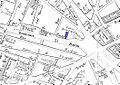 Théâtre des Folies-Dramatiques (rue de Bondy) on an 1869 map of Paris