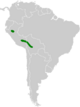 Thamnophilus subfasciatus map.svg