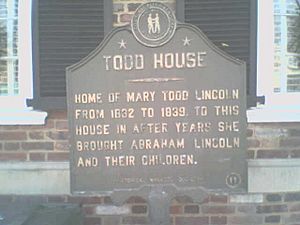 Archivo:Todd House Lexington kentucky marker