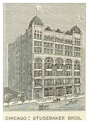 Archivo:US-IL(1891) p222 CHICAGO, STUDEBAKER BROS. ADMINISTRATION BUILDING