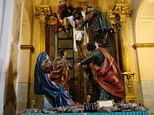 Archivo:Valladolid iglesia Vera Cruz Descendimiento Gregorio Fernandez ni