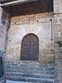 Villanueva de la Sierra iglesia portada del Evangelio