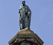 (Barcelona) Sculpture of Jacint Verdaguer by Joan Borrell i Nicolau
