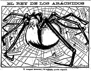 Archivo:1908-03-23, El Liberal, El rey de los arácnidos, Tovar
