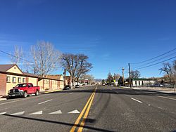 2015-01-15 13 44 57 View east along Nevada State Route 319 in Panaca, Nevada.JPG