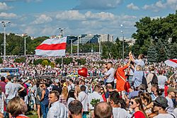 Archivo:2020 Belarusian protests — Minsk, 16 August p0024