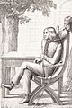 Adelbert von Chamisso sitting