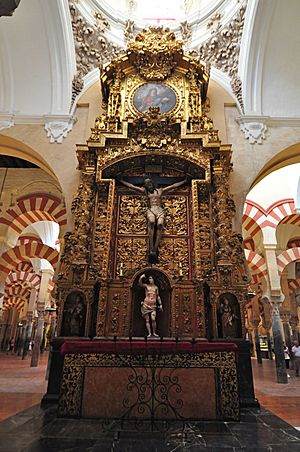 Archivo:Altar del Santísimo Cristo del Punto (Mezquita-catedral de Córdoba)