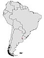 Austrolebias cinereus - distribución