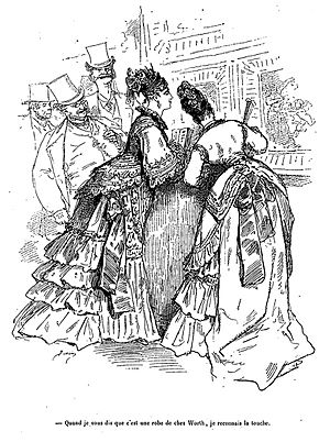 Archivo:Bertall - Une robe de chez Worth