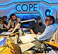 Bruno Sánchez-Andrade Nuño y Carlos Herrera en la COPE durante una entrevista