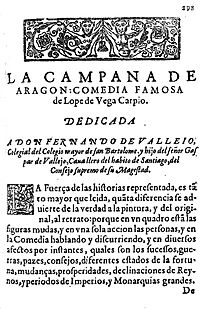 Archivo:Campana de Aragón de Lope de Vega