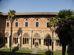 Claustros del monasterio de Santa María la Real de Nájera, La Rioja, España
