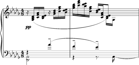 Archivo:Debussy Reflets dans l'Eau, opening bars