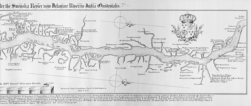 Archivo:Delaware river chart 1655