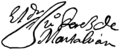 Firma de Juan Pérez de Montalvan