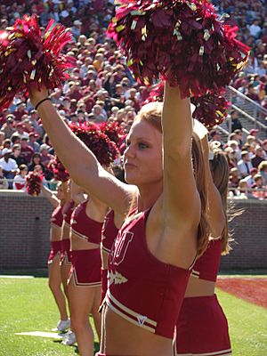 Archivo:Florida State University Cheerleader 1