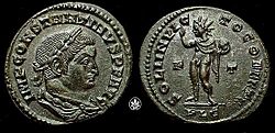 Archivo:Follis-Constantine-lyons RIC VI 309