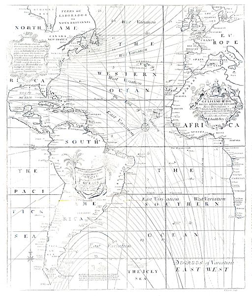 Halley isogonic 1701