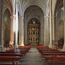 Iglesia de Santiago Apóstol (San Clemente, Cuenca). Nave central
